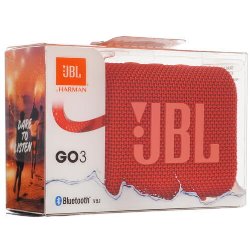 Купить Портативная колонка JBL GO 3, красный  5045198. Характеристики, отзывы и цены в Донецке