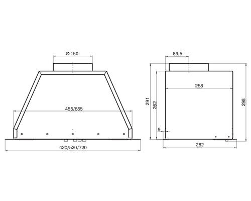 Купить Вытяжка полновстраиваемая Elikor Flat 42П-430-К3Д серебристый  5346461. Характеристики, отзывы и цены в Донецке