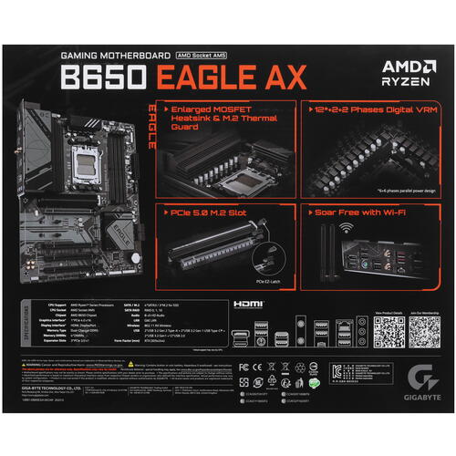 Материнская плата GIGABYTE B650 EAGLE AX Купить Материнская плата GIGABYTE B650 EAGLE AX  5449634. Характеристики, отзывы и цены в Донецке
