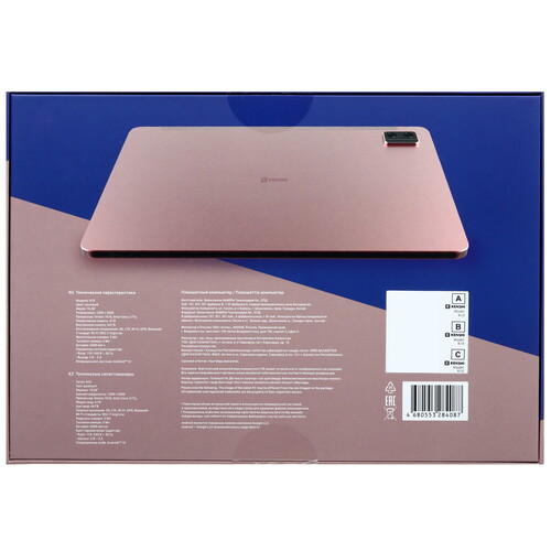 Купить 10.36" Планшет KENSHI K10 LTE 64 ГБ розовый + чехол  9018654. Характеристики, отзывы и цены в Донецке