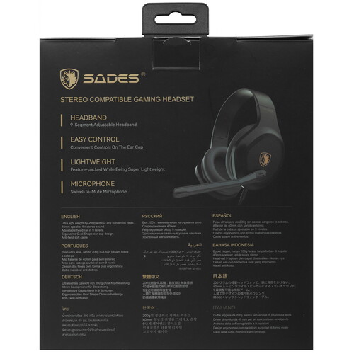 Купить Проводные наушники SADES SA-716 CPower голубой 2024  5609791. Характеристики, отзывы и цены в Донецке