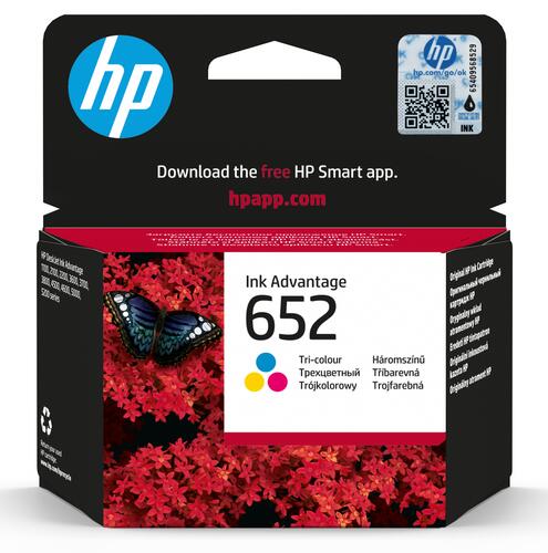 Купить Картридж HP 652 (F6V24AE) голубой, желтый, пурпурный  1023041. Характеристики, отзывы и цены в Донецке