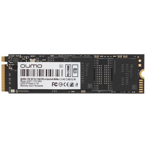 Купить 1000 ГБ M.2 NVMe накопитель QUMO Novation [Q3DT-1TSY-NM2]  9911217. Характеристики, отзывы и цены в Донецке
