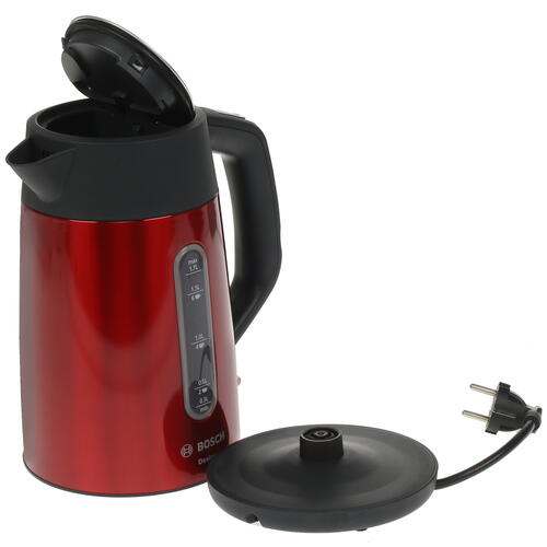 Купить Электрочайник Bosch TWK 4P434 красный  1615477. Характеристики, отзывы и цены в Донецке