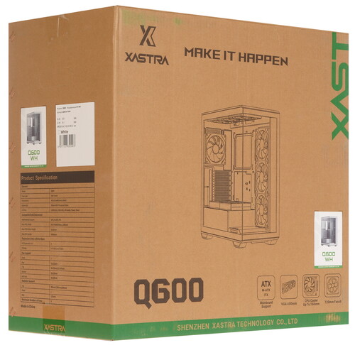 Купить Корпус XASTRA Q600  9314184. Характеристики, отзывы и цены в Донецке
