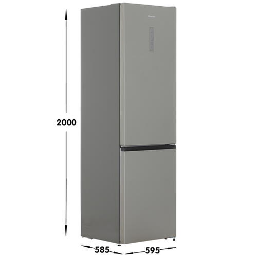 Купить Холодильник с морозильником   Hisense RB434N4BC2 серебристый  9063231. Характеристики, отзывы и цены в Донецке