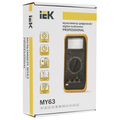 Купить Мультиметр IEK Professional MY63  5302030. Характеристики, отзывы и цены в Донецке