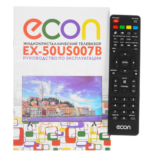 Купить 50" (127 см) Телевизор ECON EX-50US007B черный  9230088. Характеристики, отзывы и цены в Донецке