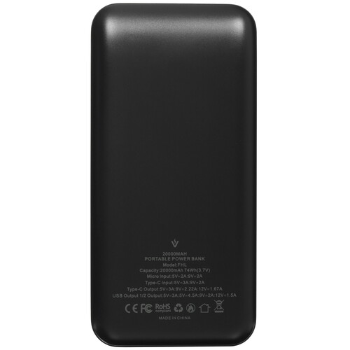 Купить Портативный аккумулятор Vention FHLB0 черный  5488767. Характеристики, отзывы и цены в Донецке