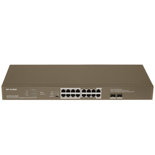 Купить Коммутатор IP-COM G1118P-16-250W  9902992. Характеристики, отзывы и цены в Донецке
