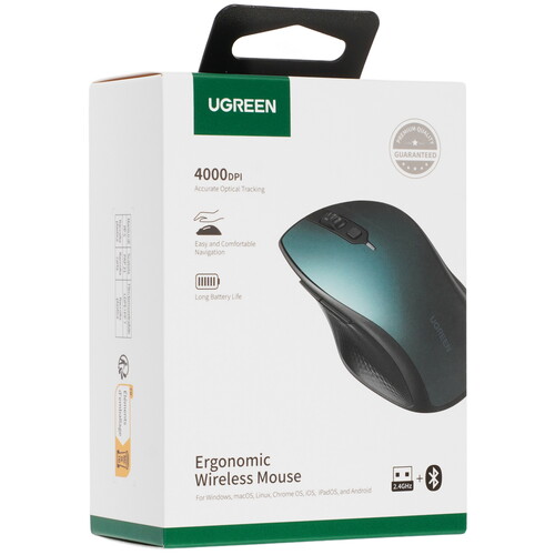 Купить Мышь беспроводная UGREEN MU101  9095494. Характеристики, отзывы и цены в Донецке