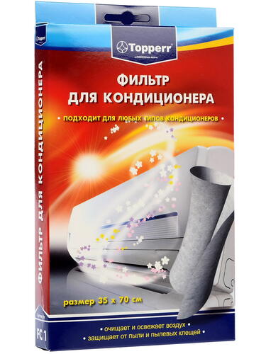 Купить Фильтр для кондиционеров Topperr FC 1 [универсальный, 35x70 см]  0178628. Характеристики, отзывы и цены в Донецке