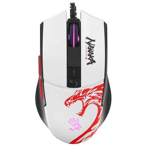 Купить Мышь проводная A4Tech Bloody L65 Max Naraka [L65 MAX NARAKA] белый  5407699. Характеристики, отзывы и цены в Донецке