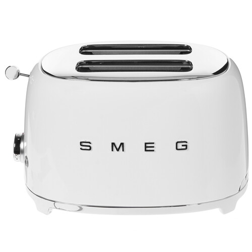 Купить Тостер Smeg TSF01WHEU белый  1152604. Характеристики, отзывы и цены в Донецке