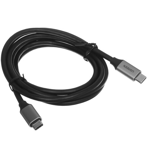 Купить Кабель круглый Ugreen USB Type-C - USB Type-C черный 1.5 м  9983417. Характеристики, отзывы и цены в Донецке