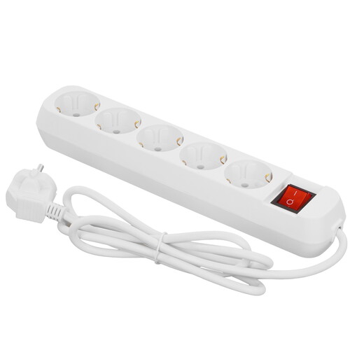 Купить Удлинитель Cadena CDM U5es-3x1-1.5m-W белый  9188084. Характеристики, отзывы и цены в Донецке