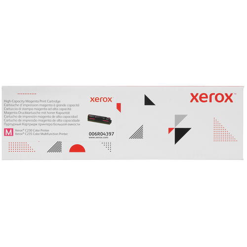 Купить Тонер-картридж лазерный Xerox 006R04397 пурпурный  4866705. Характеристики, отзывы и цены в Донецке