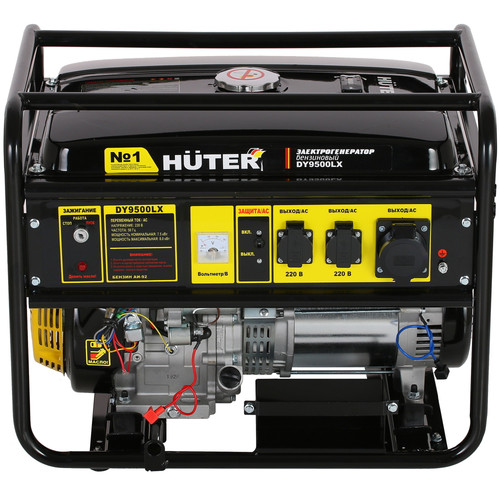 Купить Электрогенератор   бензиновый Huter DY9500LX  1263983. Характеристики, отзывы и цены в Донецке