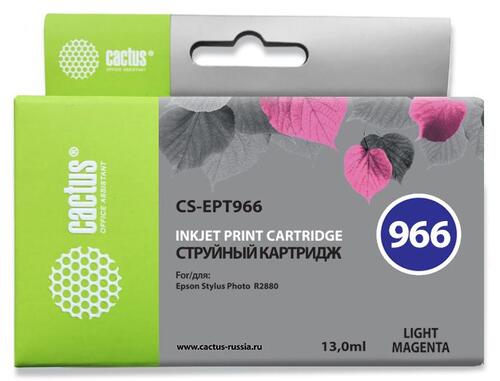 Купить Картридж Cactus CS-EPT966 светло-пурпурный  7930616. Характеристики, отзывы и цены в Донецке