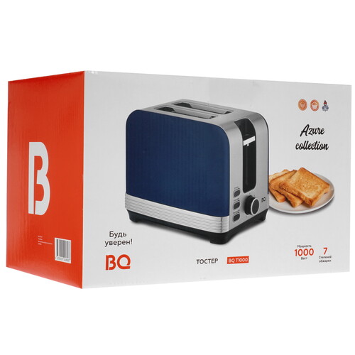Купить Тостер BQ T1000 синий  5350307. Характеристики, отзывы и цены в Донецке