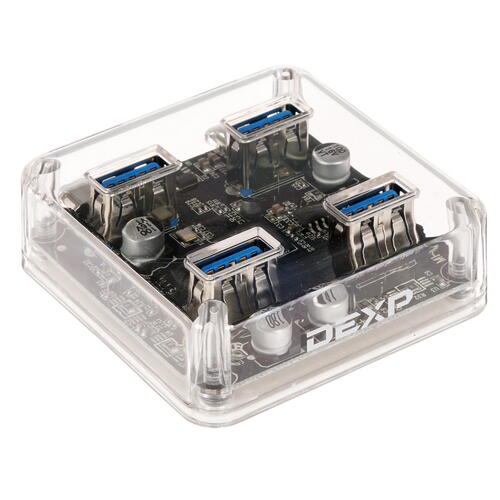Купить USB-разветвитель DEXP MH4U  1343127. Характеристики, отзывы и цены в Донецке