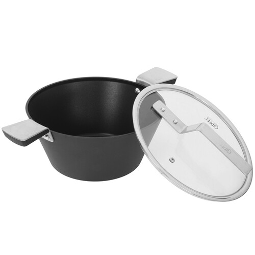 Купить Кастрюля Gipfel Supreme 2657 3 л 24 см черный  9223424. Характеристики, отзывы и цены в Донецке