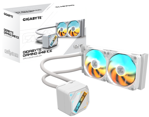 Купить Система охлаждения GIGABYTE GAMING 240 ICE  белая  5632267. Характеристики, отзывы и цены в Донецке