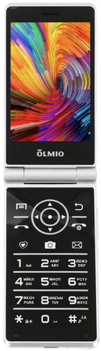 Купить Сотовый телефон Olmio F50 красный/серебристый, черный  9156955. Характеристики, отзывы и цены в Донецке