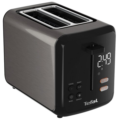 Купить Тостер Tefal Ultimate Digital Control Panel TT3228E0 черный  9225082. Характеристики, отзывы и цены в Донецке