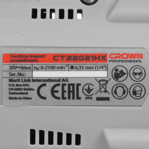 Купить Винтоверт CROWN CT22021HX-4 TB  9288515. Характеристики, отзывы и цены в Донецке