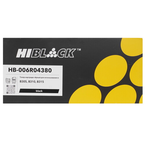 Купить Тонер-картридж лазерный Hi-Black HB-006R04380 черный, с чипом  9264952. Характеристики, отзывы и цены в Донецке