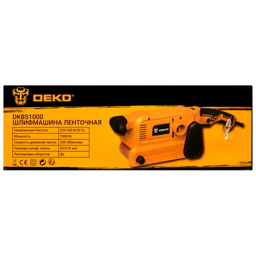 Купить Ленточная шлифмашина DEKO DKBS1000  9987767. Характеристики, отзывы и цены в Донецке