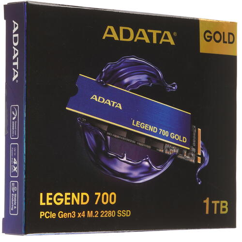 Купить 1000 ГБ M.2 NVMe накопитель ADATA LEGEND 700 GOLD [SLEG-700G-1TCS-SH7]  5449354. Характеристики, отзывы и цены в Донецке