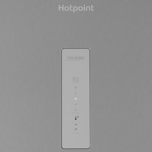 Купить Холодильник с морозильником   Hotpoint HT 5200 MX серый  9027544. Характеристики, отзывы и цены в Донецке