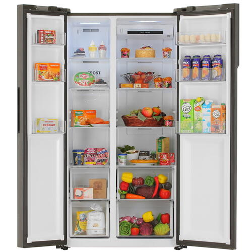 Купить Холодильник Side by Side   Haier HRF-541DY7RU серый  9945258. Характеристики, отзывы и цены в Донецке