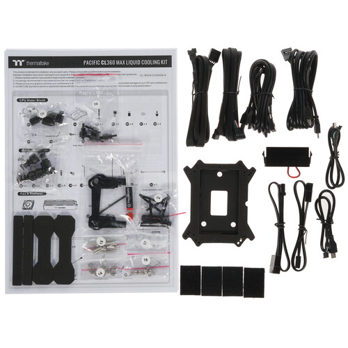 Купить Комплект для сборки СЖО Thermaltake Pacific CL360 Max D5 Hard Tube Water Cooling Kit черная  1614530. Характеристики, отзывы и цены в Донецке