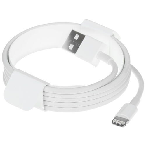 Купить Кабель круглый Apple Lightning 8-pin MFI - USB 2.0 Type-A белый 1 м  1614789. Характеристики, отзывы и цены в Донецке