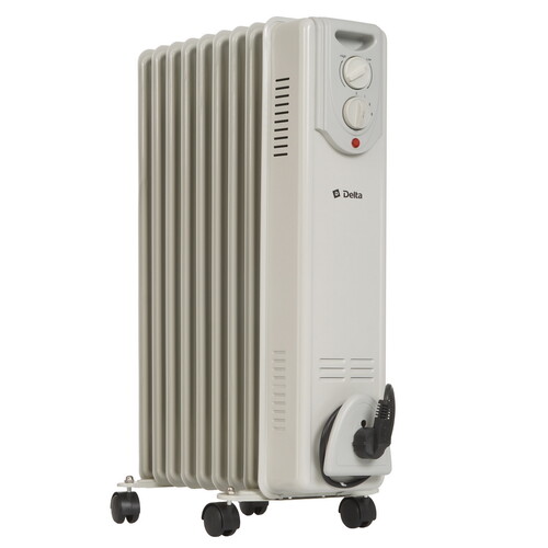 Купить Масляный обогреватель Delta D05-9 белый  9235439. Характеристики, отзывы и цены в Донецке