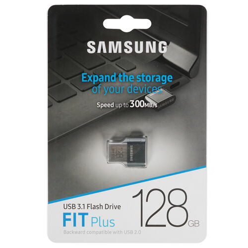 Купить Память USB Flash 128 ГБ Samsung FIT [MUF-128AB/APC]  1310599. Характеристики, отзывы и цены в Донецке