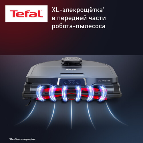 Купить Робот-пылесос Tefal X-Plorer Serie 240+ RG9695WH черный  9212454. Характеристики, отзывы и цены в Донецке
