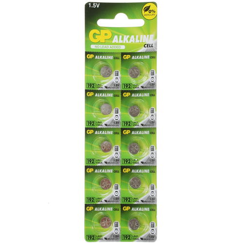 Купить Батарейка GP Alkaline плоская / LR41 (AG3/G3/LR736/392A/192)  1356949. Характеристики, отзывы и цены в Донецке