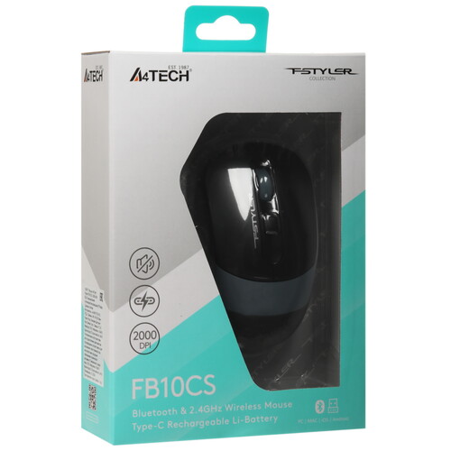 Купить Мышь беспроводная A4Tech Fstyler FB10CS  5468282. Характеристики, отзывы и цены в Донецке