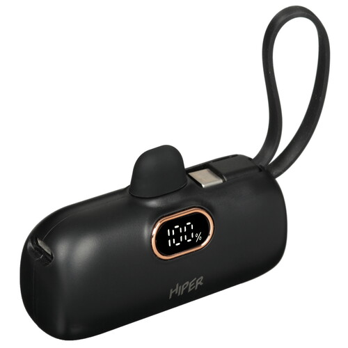 Купить Портативный аккумулятор HIPER Haomi F1 5000 черный  5492757. Характеристики, отзывы и цены в Донецке