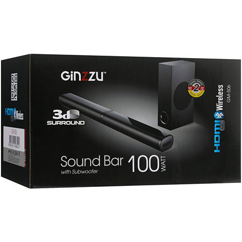 Купить Саундбар GiNZZU GM-506 черный  9919106. Характеристики, отзывы и цены в Донецке