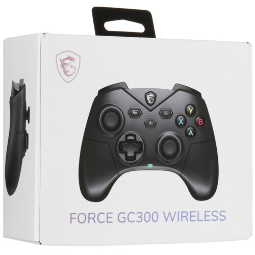 Купить Геймпад беспроводной/проводной MSI Force GC300 W черный  5631826. Характеристики, отзывы и цены в Донецке