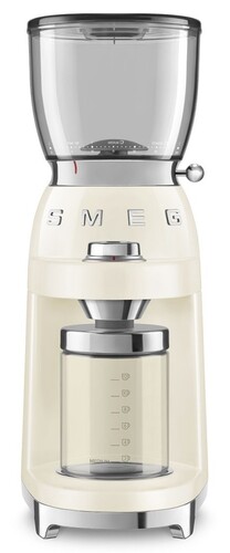 Купить Кофемолка электрическая Smeg CGF11CREU бежевый  5642233. Характеристики, отзывы и цены в Донецке