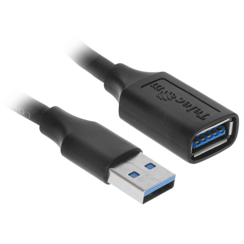 Купить Кабель Telecom USB Type-A - USB Type-A черный  5343291. Характеристики, отзывы и цены в Донецке