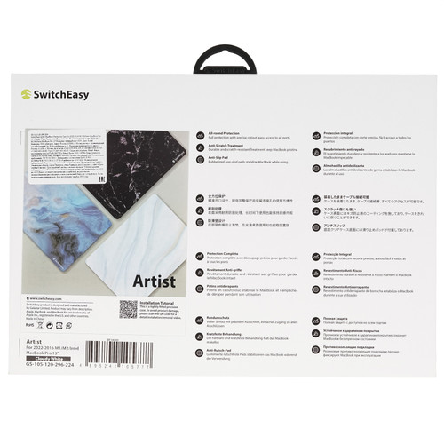 Купить 13.3" Накладка SwitchEasy Artist MacBook Protective Case белый  9122482. Характеристики, отзывы и цены в Донецке