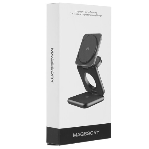 Купить Беспроводное зарядное устройство Magssory Fold for Samsung серый  9176203. Характеристики, отзывы и цены в Донецке