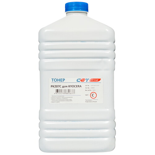 Купить Тонер Cet OSP0207C500 голубой  8159293. Характеристики, отзывы и цены в Донецке